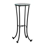 Monarch Specialties Hammered Metal With Tempered Glass Accent Table. Fixed Price $109.11.