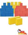 40-PIECE Jumbo Cardboard Building Blocks Set Large Medium Toys For Kids Play. Fixed Price $71.90.