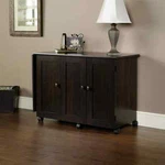 New Sauder Sewing Machine & Craft Table Drop Leaf Shelves Storage Bins Cabinets. Fixed Price $302.79.