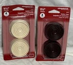 Shepherd Round Rubber Wood Floor Coaster Skidding Cups 1 3/4" Brown Almond. Fixed Price $10.24.
