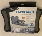 Max Smart Portable Laptop Lapboard Desk Cooling System W/ Mouse Tray, Anti-slip. Fixed Price $34.92.