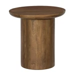 Sullivan Round Top End Table Spice Tan Finish On Mango Solid Wood. Fixed Price $424.44.