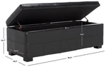 Safavieh Maiden Lg Tufted Storage Bench, Reduced Price 2172724129 HUD8229B. Fixed Price $208.00.