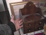 Antique Furniture Small Cabinet Wood Pine Shop Original. Fixed Price $400.00.