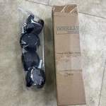 Chromcraft Set Of Four Black Caster Wheels For Dining Rolling Swivel Chairs. Fixed Price $28.99.