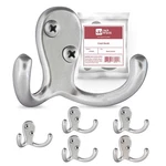 Jack Drill Coat Hook 5+1 Pack Matte Nickel, Heavy Duty And Easy To Inst.... Fixed Price $25.66.