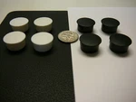 4 Ikea Plastic Caps Replacement Parts # 139251 Choice Of Black Or White. Fixed Price $5.36.
