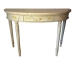 Traditional Accents Demi Lune Console Table. Fixed Price $292.00.