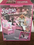 Barbie Furniture Sofa/bed & Chair/lounger 1987 Sweet Roses Not Assembled. Fixed Price $90.00.