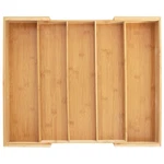 Totally Bamboo Expandable 5-COMPARTMENT Utensil Organizer, Brown. Fixed Price $50.51.