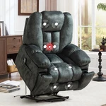 Ebello Large Power Lift Recliner Chair With Massage, Heat, And Usb For Elderly. Fixed Price $332.98.