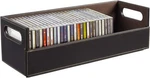 Stock Your Home Cd Storage Box, Organizer Shelf For Movie Cases, Dark Brown. Fixed Price $49.00.