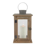 Stonebriar SB-5174B Rustic 12.5 Wooden Candle Lantern Large Brown. Fixed Price $107.40.