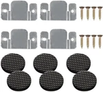 Paxcoo 4 Pack Sectional Sofa Connector Couch Furniture Interlocking Software Bra. Fixed Price $10.70.