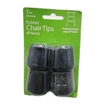 Waxman Rubber Chair Tip (4 Pieces), 1" Black Wall. Fixed Price $5.36.