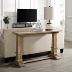 Crosley Furniture Joanna Wood Console Table, Rustic Brown. Fixed Price $331.24.