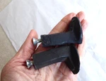 Rustic Railroad Tie Spike Hook Coat Hanger 2.5" L. Lot Of Screw Backs 6OZ Ea. Fixed Price $7.87.