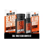Wild Willies Beard Growth Kit Capsules & Boost Serum Natural Oil Wit.... Fixed Price $58.21.