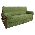 Blazing Needles Solid Microsuede Double Corded 8" 9" Futon Slipcover Set With. Fixed Price $115.99.