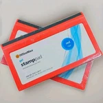Red Ink Stamp Pad Office Max Gel 2 Pack School Supply New. Fixed Price $17.03.