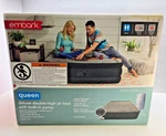 Queen Deluxe Double High Air Mattress With Built In Pump Embark. Fixed Price $100.00.