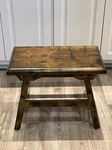 $351 Cyan Design 01752 Durango Wood Gold Leaf Stool, 15" (h) X 21" (l) 13" (w). Fixed Price $79.99.