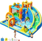 Inflatable Water Slide Bounce House With 480W Blower Bouncy Castle For Party. Fixed Price $315.00.