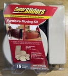 Super Sliders 16 Pc. Furniture Moving Kit Felt And Carpet Hardwood. Fixed Price $19.99.