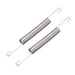 2PCS 60MMX10MMX0.9MM Metal Dual Hook Tension Spring Silver Tone. Fixed Price $14.97.
