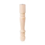 Traditional Pine Table Leg (COUNT4" H) Quick Mount Decorative Wood 14"H. Fixed Price $20.23.