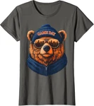 Retro Bear Gift Women Boys Girls Kids Toddlers Ladies' Crewneck T-shirt. Fixed Price $16.99.