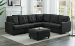 Furniture Modular Sofa Couch L-shaped Settee Soft Seat Comfortable Backrest. Fixed Price $155.99.