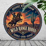 Western Cowboy Americana Tin Metal Signs Home Bar Wall Decor 8X8. Fixed Price $10.44.