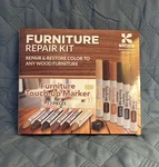Katzco Furniture Repair Kit 13PC -touch Up Oak Cherry Walnut+. Fixed Price $9.69.