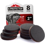 X-protector Non Slip Furniture Pads 8 Pcs Premium Round 2", Black / Brown. Fixed Price $18.33.