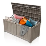 120 Gallon Deck Box Storage Outdoor Patio Chest Organizer Furniture Garden Bench. Fixed Price $117.00.