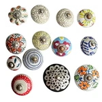 Ceramic Cabinet Knobs Drawer Pulls Multi Colour Round Dresser Wardrobe Handles. Fixed Price $59.86.