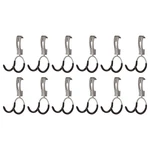 Rubbermaid Universal Metallic Fasttrack Hanging Garage Hook Organizers (12 Pack). Fixed Price $85.99.