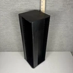 Laserline Cassette Storage Tower Rack Black Holds 100 Rotating. Fixed Price $39.97.