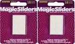 36 Magic Sliders Vinyl Self Adhesive Bumper Pads Clear Round 1/2" X. Fixed Price $14.99.