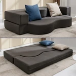 Zafly 2 In 1 Convertible Futon Sofa Bed Flip-open Sleeper Dark Gray. Fixed Price $259.99.