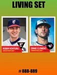Robin Ventura / Ernie Clement Topps Living Set 888-889. Fixed Price $12.75.