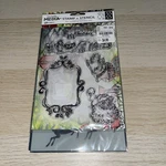 New Ranger Dina Wakley Media Scribbly Vintage Holiday Stamp + Stencil Set Xmas. Fixed Price $12.95.