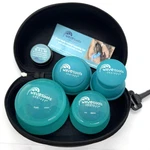 Dual Style Mixed Silicone 4 Pack Sizes Clear Teal Glide Cup,. Fixed Price $50.16.