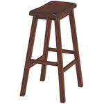 Ram Game Room Backless Wood Saddle Seat Kitchen Pub Barstool - 29. Fixed Price $44.00.