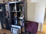 Two (2X) Ikea Black Cube Expedit Bookcase/shelving Units. $50 For Both.. Fixed Price $50.00.