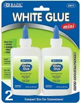 Bazic White Glue 1.25OZ/37ML (2-PACK) Great For Wood/paper/cloth/pottery & More. Fixed Price $9.99.