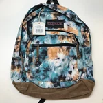 Jansport Right Expressions Backpack Book Bag/day Leather Bottom. Fixed Price $34.99.