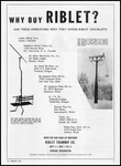 1957 Riblet Tramway Co. Spokane Washington Photo Ski Chair Lift Vintage Print Ad. Fixed Price $21.34.
