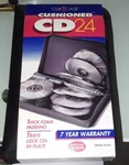Vintage Clik Case Cushioned Cd SF24 Holder Nos Cardboard Creases. Fixed Price $16.23.